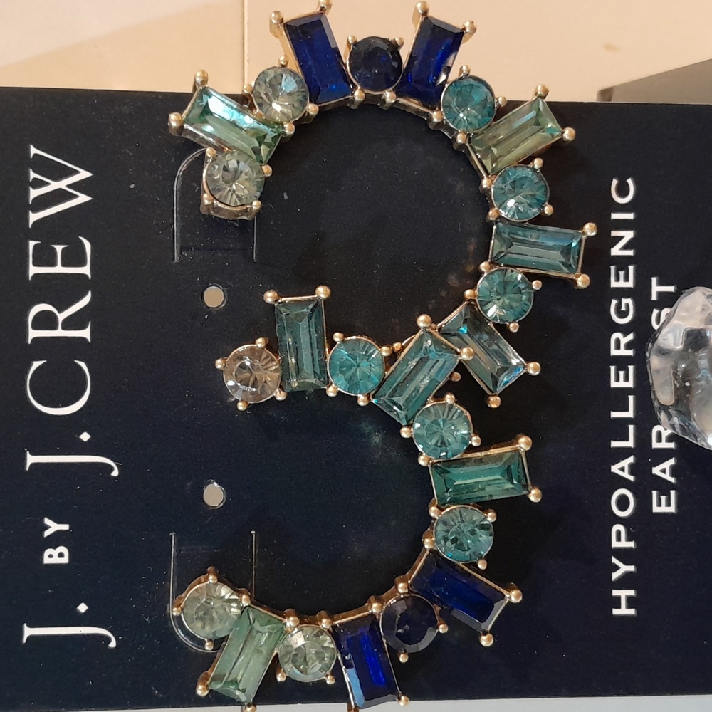 J. Crew Aqua and Blue Hypoallergenic NWOT